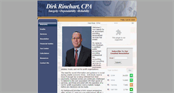 Desktop Screenshot of dirkrinehartcpa.com