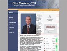 Tablet Screenshot of dirkrinehartcpa.com